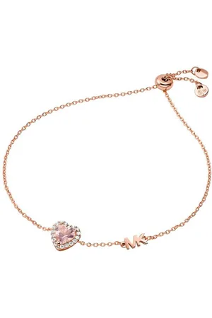 Michael Kors Silberarmband Herz, PREMIUM, MKC1518A2791, mit Zirkonia (synth)