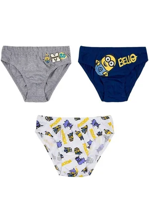 Minions Slip Minions Jungen Unterhosen Slips 3 er Pack Schlüpfer Gr. 104 116 128 140 Kinder Unterwäsche 4 5 6 7 8 Jahre - Verkäufer: coole-fun-t-shirts