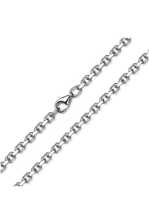 Materia Gliederkette Herren Ankerkette massiv 2,9mm K55, 925 Sterling Silber, diamantiert - Verkäufer: Schmuck
