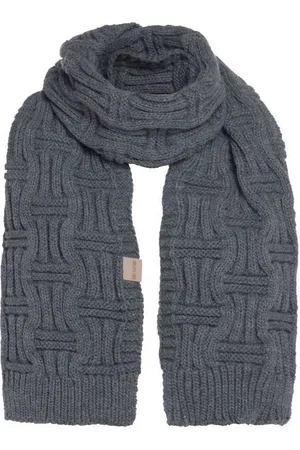 Knit Factory Schal Bobby Schals 200x30 cm Glatt Anthrazit, (1-St), Schal Strickschal Umhängetuch Tuch Strickware - Verkäufer: Bettklusiv GmbH