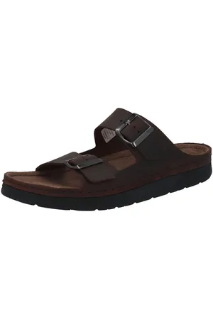 Berkemann Herren Pantolette Adam 01950-493 dunkelbraun Pantolette - Verkäufer: DerSchuhhaendler