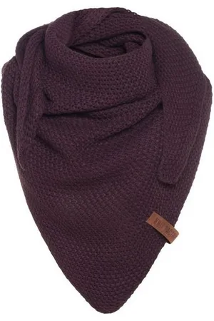 Knit Factory Schal Coco Dreiecksschals 140x60 cm Glatt Lila, (1-St), Schal Strickschal Umhängetuch Tuch Strickware - Verkäufer: Bettklusiv GmbH