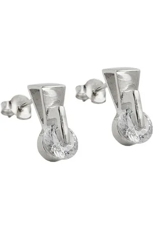 GALLAY Paar Ohrstecker Ohrring 13x6mm Dreieck mit Zirkonia Silber 925 (1-tlg) - Verkäufer: Cats Collection