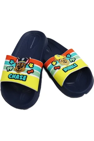 Paw Patrol Chase Rubble 3D Muster Kinder Sandale Badesandale Gr. 25 bis 32, Dunkelblau - Verkäufer: WS-Trend
