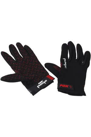 Fox Rage Angelhandschuhe Power Grip Angelhandschuh rot Rutschfest, Verstellbare Handschlaufe - Verkäufer: koeder-laden-de