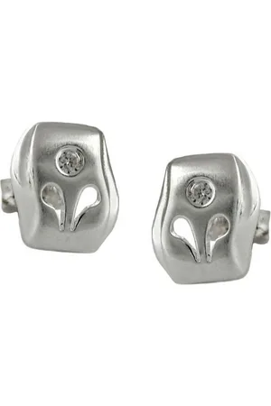 GALLAY Paar Ohrstecker Ohrring 9x8mm matt glänzend mit Zirkonia Silber 925 (1-tlg) - Verkäufer: Cats Collection