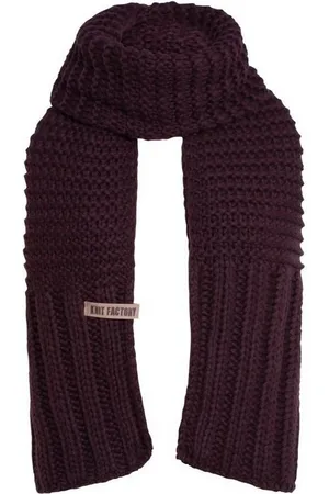 Knit Factory Schal Alex Schals 200x45 cm Glatt Lila, (1-St), Schal Strickschal Umhängetuch Tuch Strickware - Verkäufer: Bettklusiv GmbH