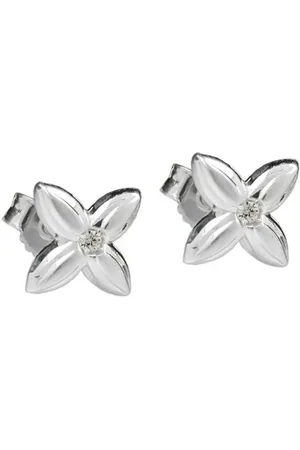 GALLAY Paar Ohrstecker Ohrring 6,5x6,5mm kleine Blüte Zirkonia weiß Silber 925 (1-tlg) - Verkäufer: Cats Collection