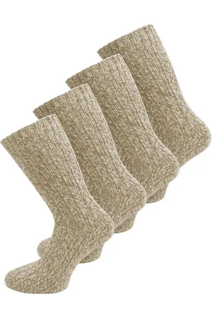 Normani Thermosocken 4 Paar Norweger-Socken mit Wolle (4 Paar) natürlich warm - Verkäufer:
