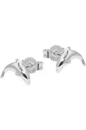 GALLAY Paar Ohrstecker Ohrring 10mm springender Delfin glänzend Silber 925 (1-tlg) - Verkäufer: Cats Collection