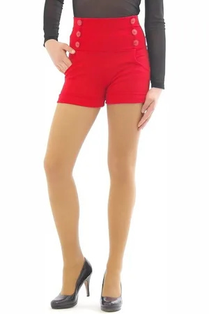 Yeset Shorts Shorts hoher Bund mit Taschen Mini komfortabel, praktisch - Verkäufer: Shop