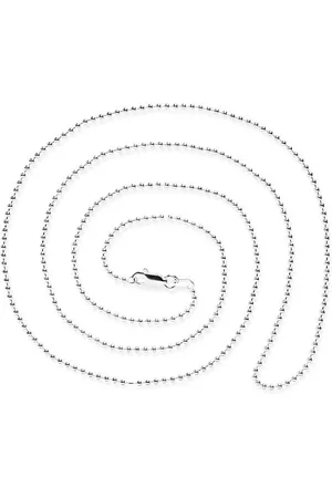 HEARTBREAKER Kette ohne Anhänger Kugelkette Silber 1.8 mm - Verkäufer: Schmuck-Uhren-Trends