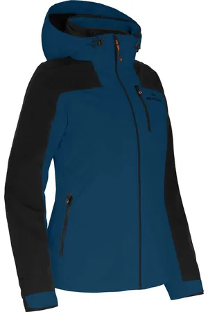 Bergson Regenjacke KURRIKA Damen Regenjacke, Netzfutter, 20000 mm Wassersäule, Kurzgrößen, dunke - Verkäufer: