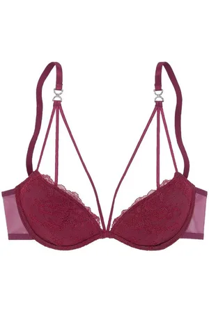 Lascana Push-up-BH aus Spitze mit hübscher Bändchenoptik, sexy Dessous