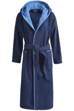 Egeria Unisex-Bademantel Cairo, Baumwolle, Kapuze, mit Kapuze und farbigen Akzenten - Verkäufer: Eliware Handelsgesellschaft mbH
