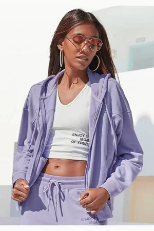 Buffalo Kapuzensweatjacke mit Statement Druck, Loungeanzug