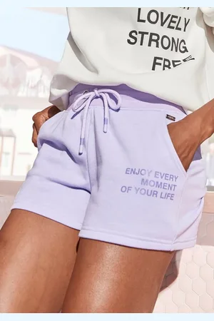 Buffalo Sweatshorts mit Statement Druck, Loungewear
