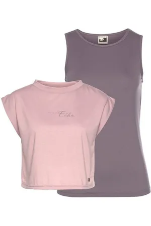 Ocean Yoga & Relax Shirt Soulwear - 2-tlg. Yoga Shirt & Top (Set) Kurzarm, sportlicher Stil, mit Print, Rundhalsausschnitt