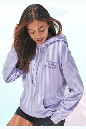 Buffalo Hoodie mit Statement Druck, Loungeanzug