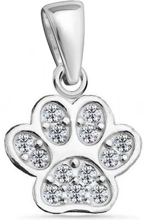 Goldene Hufeisen Kettenanhänger Silber Pfote Anhänger für Halskette 925 Sterling (1 Stück, inkl. Etui) - Verkäufer: