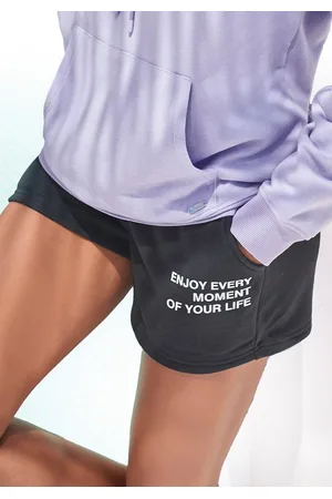 Buffalo Sweatshorts mit Statement Druck, Loungewear