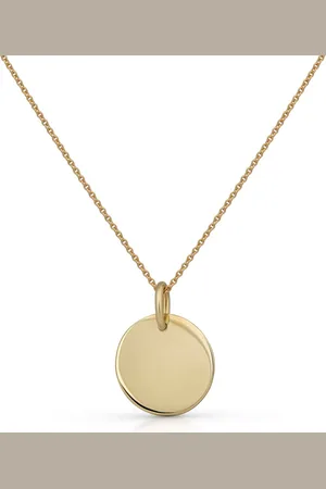 Orolino Kette mit Anhänger Gold 375 mit rundem Anhänger 40/42cm lang