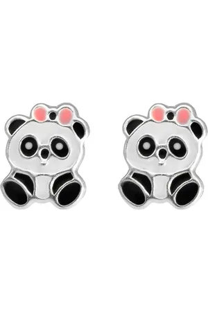 Firetti Paar Ohrstecker Schmuck Geschenk Silber 925 Ohrschmuck Pandabär