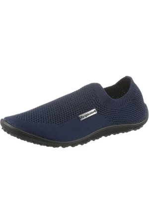 leguano SCIO Barfußschuh Slipper, Freizeitschuh, Bequemschuh mit seitlichem Logo-Emblem