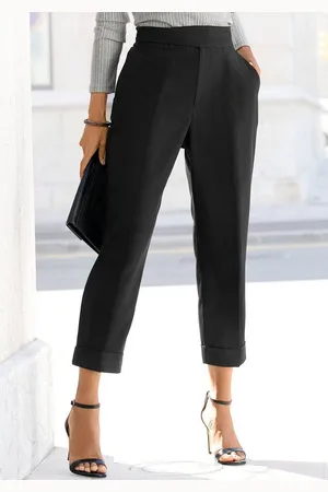 Lascana Schlupfhose mit gekrempeltem Hosensaum, elegante Anzughose, Business-Look