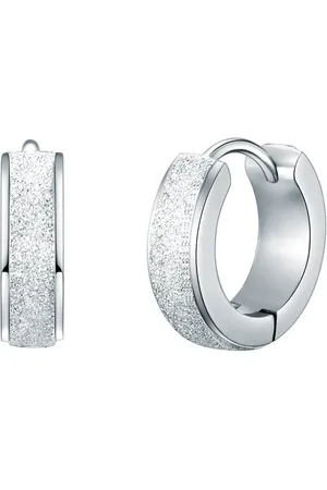 Eastside Paar Creolen Ohrschmuck aus Edelstahl, in Silber, aus Edelstahl - Verkäufer: Juvalia
