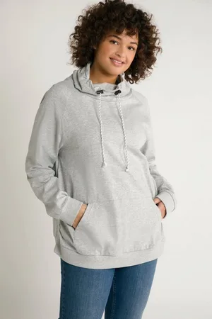 Ulla Popken Sweatshirt Bellieva-Sweatshirt elastische Seitennähte Langarm Schwangerschaft - Verkäufer: Popken Fashion Group