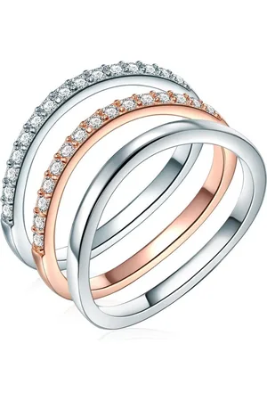 Rafaela Donata Silberring silber/roségold, mit Zirkonia - Verkäufer: Juvalia