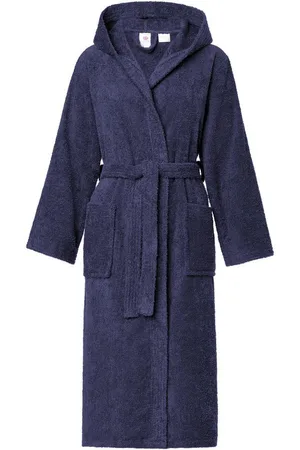 Ladeheid Bademantel Damen Frottee Bademantel aus 100% Bio- Baumwolle LA40-225, Langform, Baumwolle, Kapuze - Verkäufer: HISERT