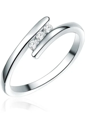 Rafaela Donata Silberring Verlobungsring aus 925 Sterling Silber, mit Zirkonia - Verkäufer: Juvalia