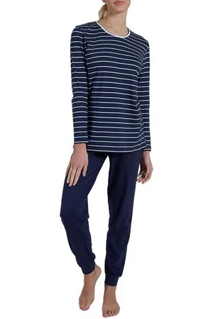 Götzburg Pyjama Damen Pyjama quergestreift (1 tlg) - Verkäufer: MASKADOR GmbH (Herstellerverkauf)