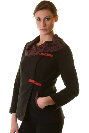 Kunst und Magie Fleecejacke Fleece Jacke mit tollem Kragen Goa Psy Hippie Boho - Verkäufer: