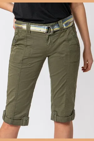 Fresh Made Caprihose Caprihose mit Gürtel - Verkäufer: FASHION5