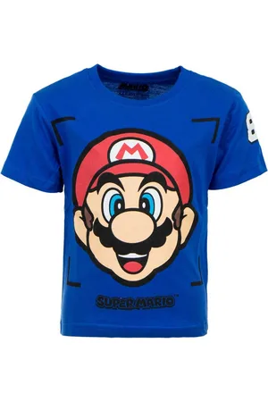 Super Mario T-Shirt Jungen kurzarm Shirt Gr. 98 bis 128, 100% Baumwolle, - Verkäufer: WS-Trend