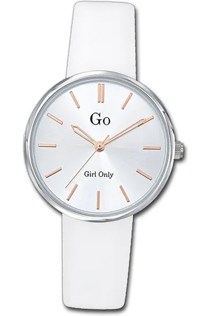 GO Girl Only Quarzuhr Leder Damen Uhr 699313, (Analoguhr), Damenuhr mit Lederarmband, rundes Gehäuse, mittel (ca. 32mm), Fashion- - Verkäufer: Fit4Style Silberschmuck - IMPPAC