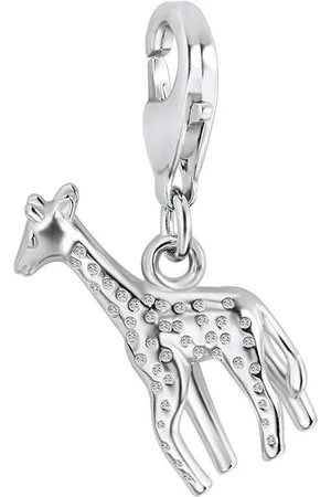 Rafaela Donata Charm-Einhänger Giraffe silber, mit Zirkonia - Verkäufer: Juvalia