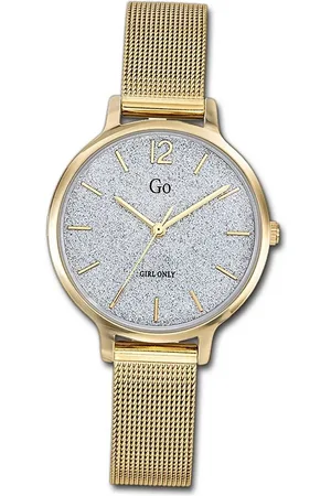 GO Girl Only Quarzuhr Edelstahl Damen Uhr 695234, (Analoguhr), Damenuhr mit Edelstahlarmband, rundes Gehäuse, mittel (ca. 32mm), Fash - Verkäufer: Fit4Style Silberschmuck - IMPPAC