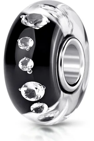 Materia Bead Glasperle Zirkonia 421, Kern aus 925 Sterling Silber - Verkäufer: Schmuck