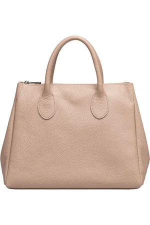 CASPAR Henkeltasche Leder Tote Bag Elegante Damen Handtasche - PREMIUM LINE -Modell No.812, klassisch, robust & unempfindlich - 100% Echtleder - Handmade in Italy - Verkäufer: & SIKORA