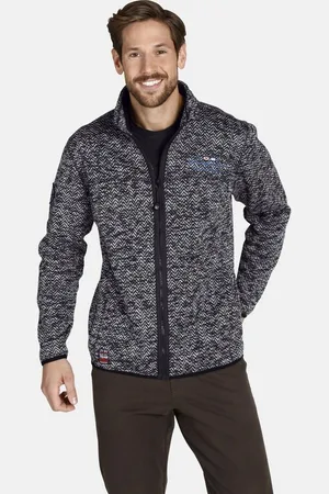 Jan Vanderstorm Sweatjacke KOLMUND mit Zick-Zack-Muster - Verkäufer: VANDERSTORM VENTURES