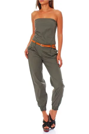 malito more than fashion Jumpsuit 1585 figurbetonter trägerloser Overall Einteiler - Verkäufer: malito