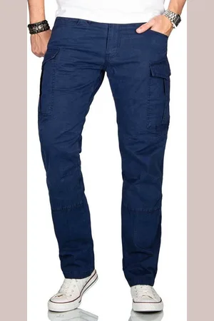 Alessandro Salvarini Cargohose Herren Designer, Stretch Chino AS032 - Verkäufer: Golden Brands