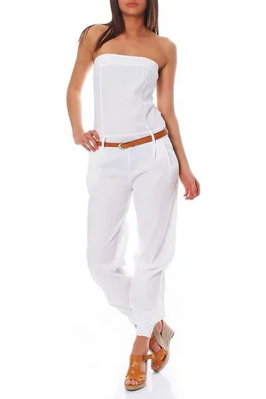 malito more than fashion Jumpsuit 1585 figurbetonter trägerloser Overall Einteiler - Verkäufer: malito