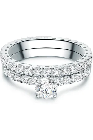 Trilani Silberring silber, aus Sterling Silber mit Zirkonia - Verkäufer: Juvalia