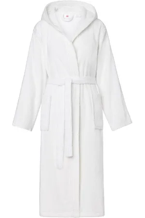 Ladeheid Bademantel Damen Frottee Bademantel aus 100% Bio- Baumwolle LA40-225, Langform, Baumwolle, Kapuze - Verkäufer: HISERT