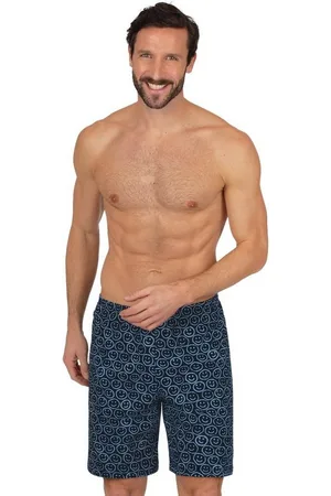 Trigema Bermudas Bermuda Shorts mit freundlichem Smiley-Motiv (1-tlg)